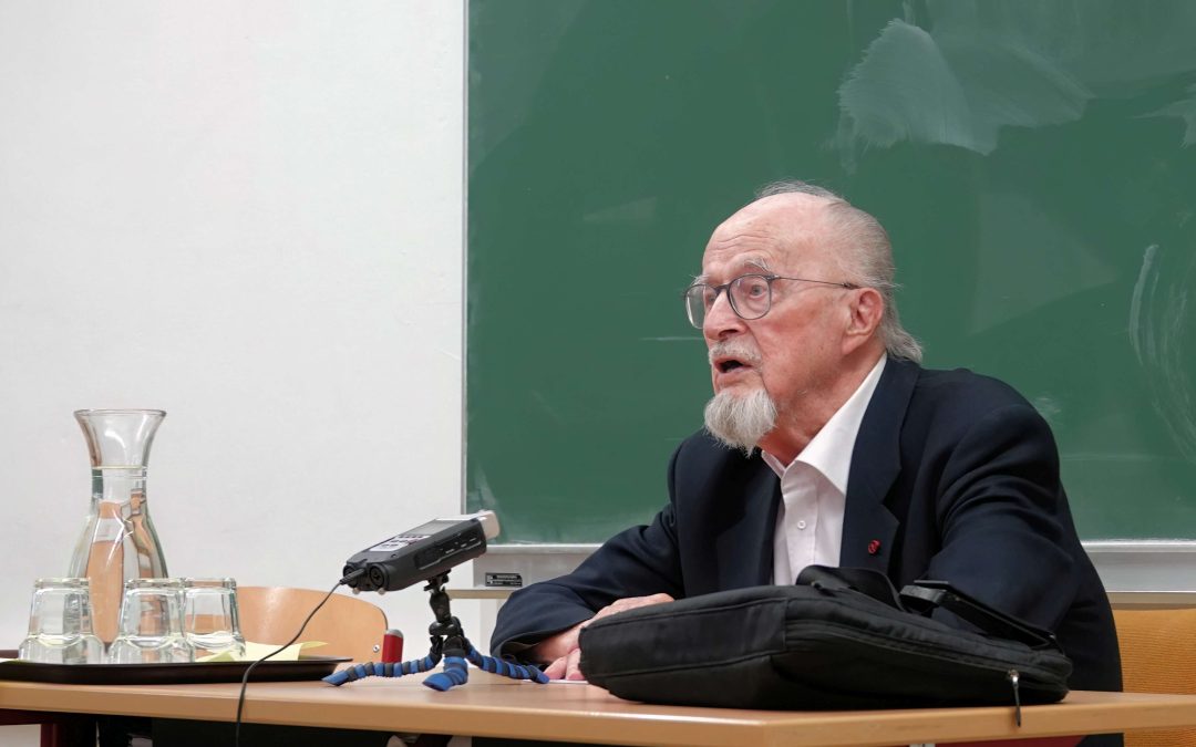 Besuch von Univ.-Prof. Dr. Franz Karl Stanzel, ehemaliger Schüler des BRG Steyr