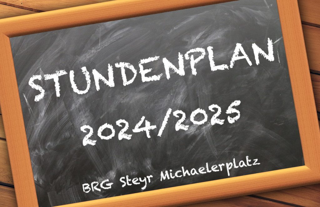 Stundenplan 2024/2025