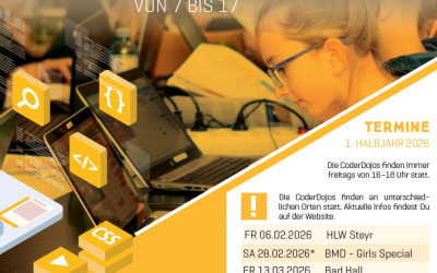 CoderDojo am BRG Steyr: 10.4.2026