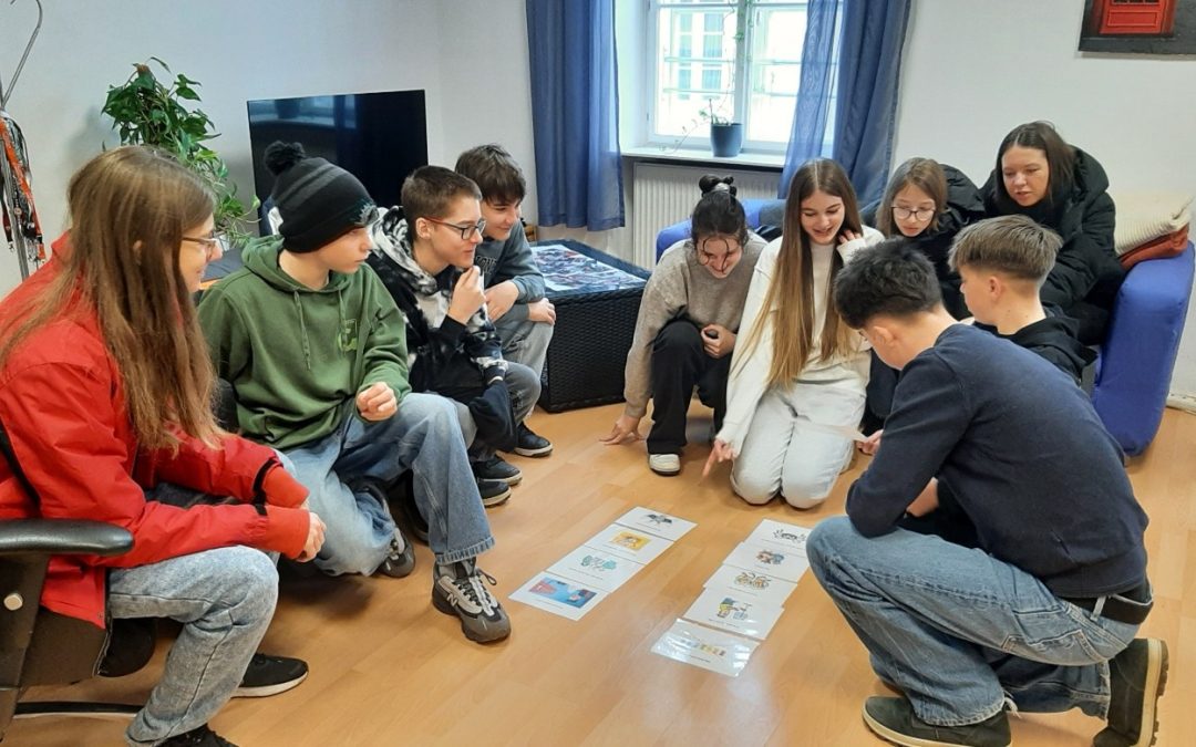 Ethikgruppe der 4BC zu Besuch bei Streetwork in der Bahnhofstraße