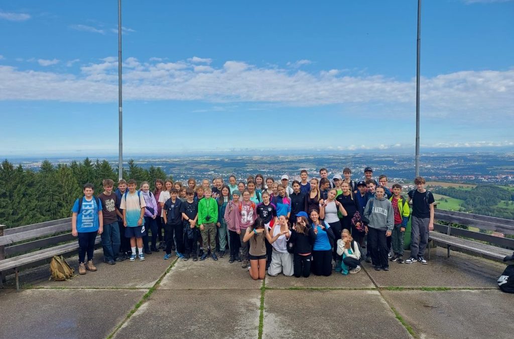 Wandertag 4AD auf die Dambergwarte