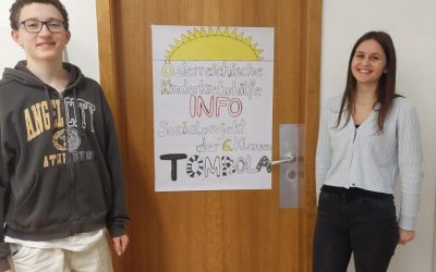 Eine Tombola für die Kinderkrebshilfe