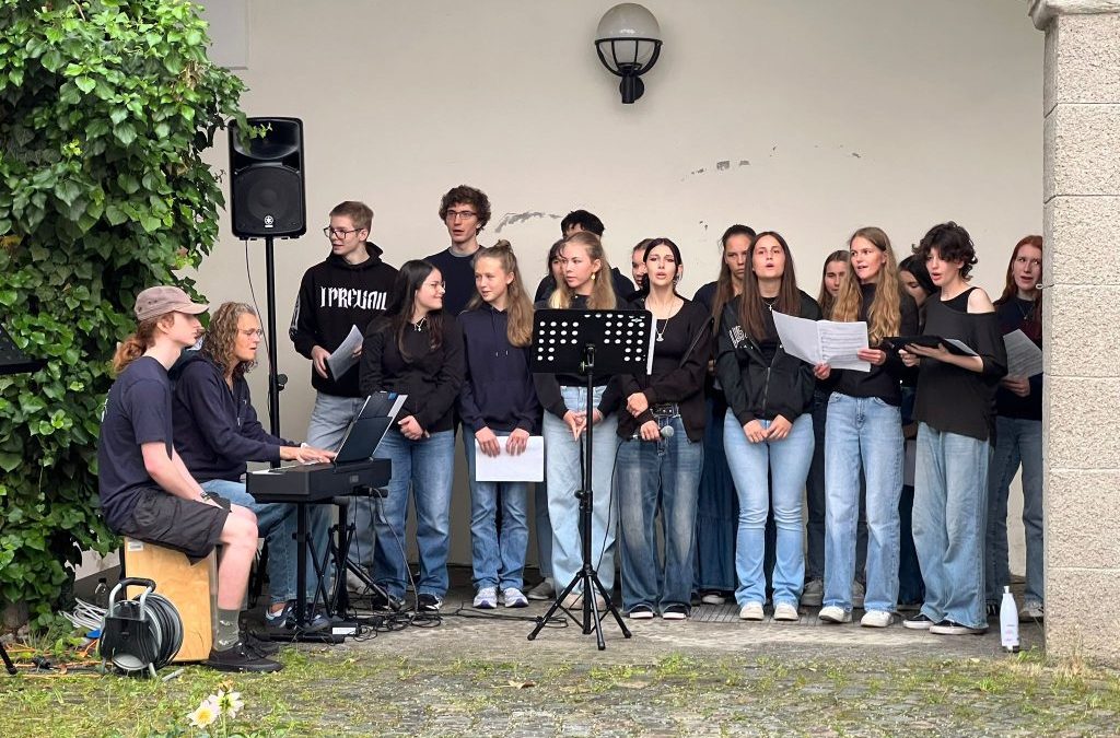 Oberstufenchor beim 11. Chorspektakel Steyr